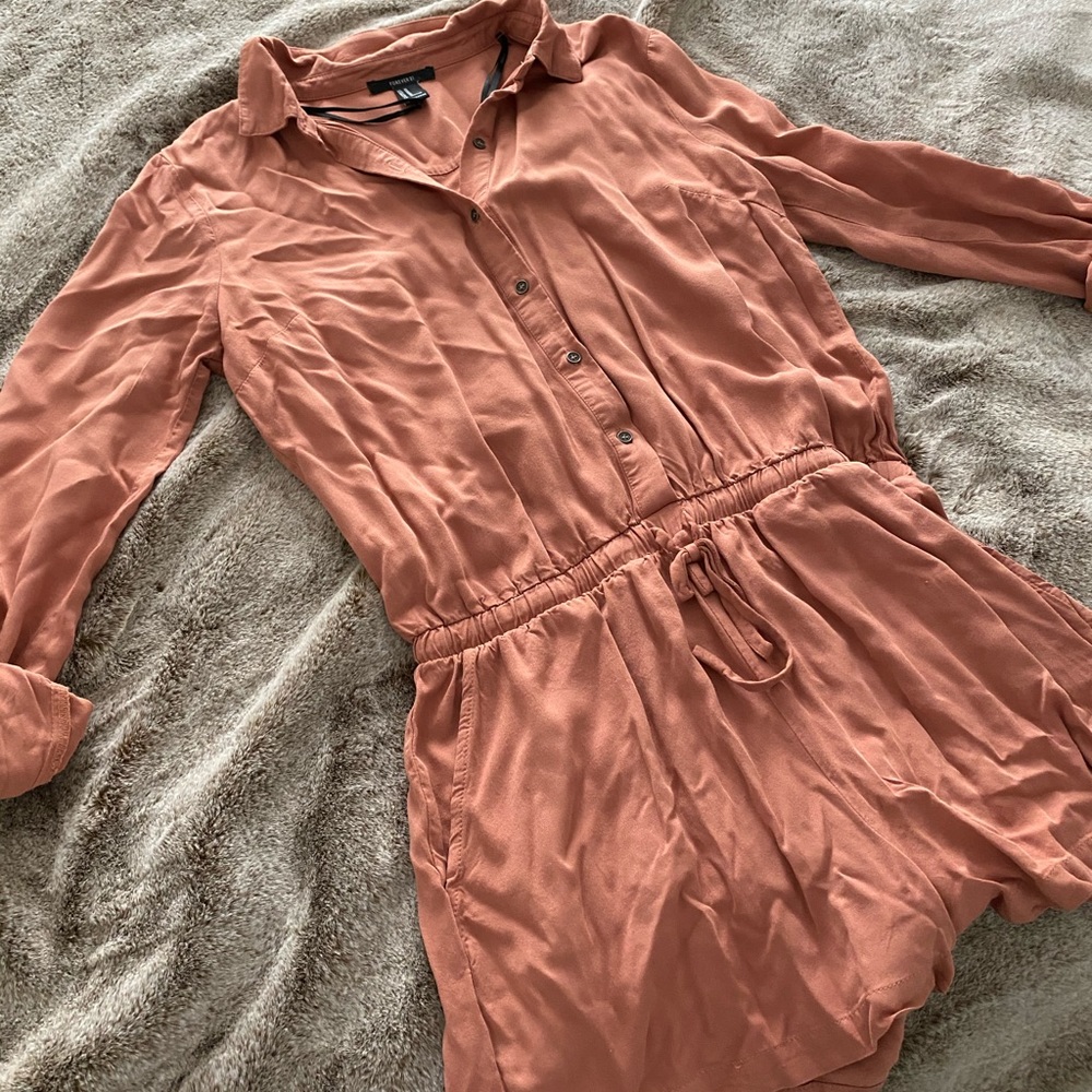 Burnt Orange Romper